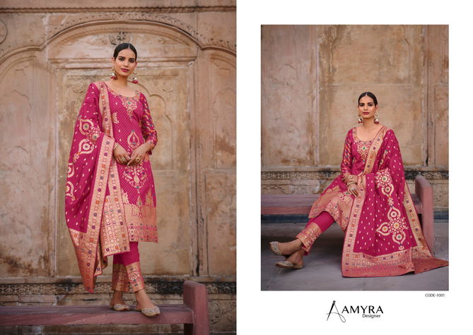 Amyra Lajjao Heavy Designer Wholesale Wedding Salwar Suits